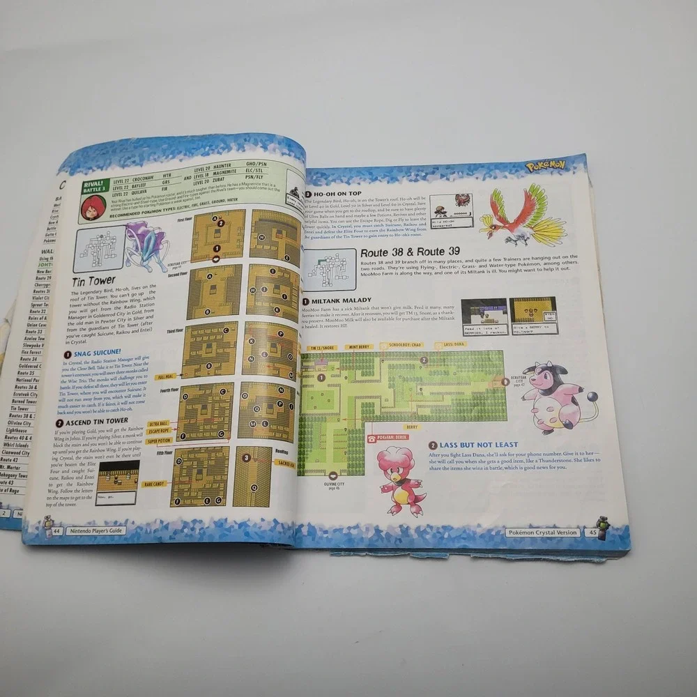 Pokemon Crystal Version Nintendo Power Official Player's Guide Strategy